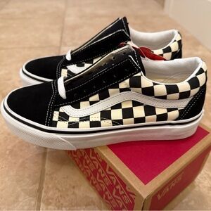 VANS unisex Old Skool Checkerboard Shoe